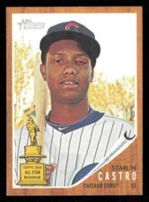 2011 Topps Heritage All-Star Rookie Cup #25 Starlin Castro (CUBS)