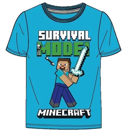 Boys Kids Child Children Minecraft Cotton Gamer T Shirt t-shirt Age 5-12 years C - Picture 2 of 5