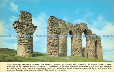 R580653 Evanton in Easter Ross This Unusual Monument Crowns the 1500 ft Summit o