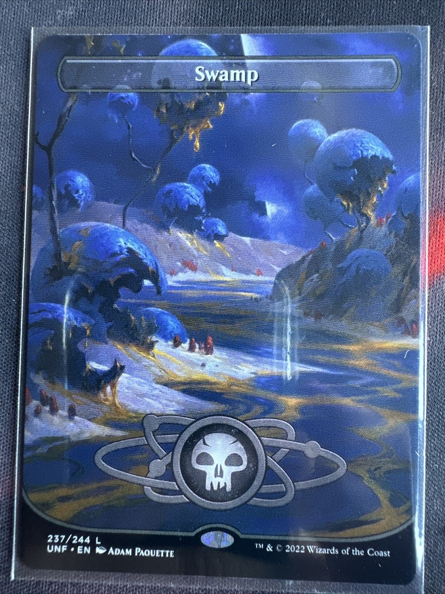 swamp card mtg Swamp (Moon) [Mirage] main image 1