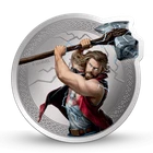 Pamp Mmtc Marvel Thor 1 oz Colorized Silver Coin - In Capsule & Box w/ Coa