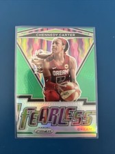 2021 Panini Prizm WNBA Fearless Green #6 Chennedy Carter