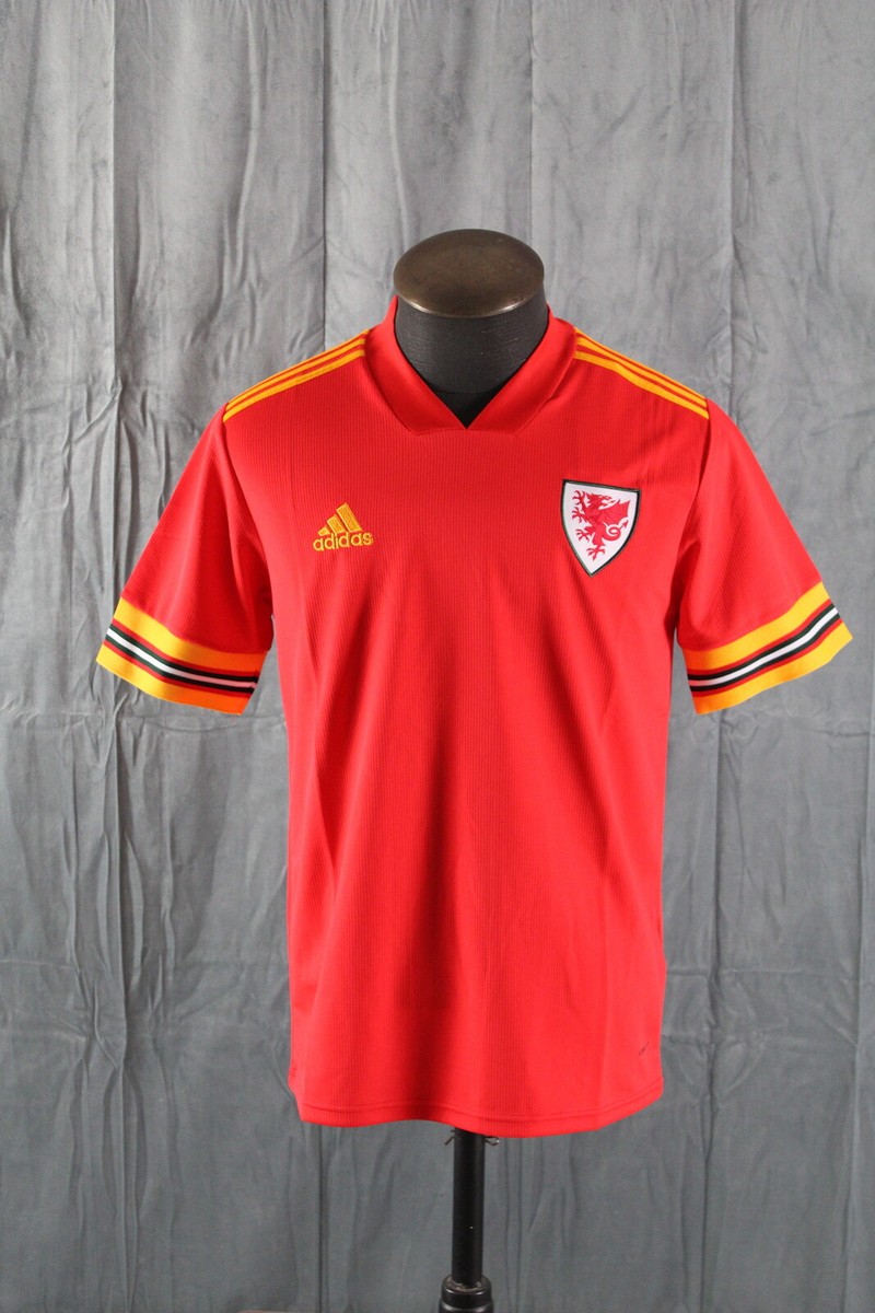 Team Wales Jersey 2020 Home Jersey by Adidas Men's Medium (NWT