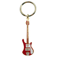 Keychain Rickenbacker Bass Red W White Pickguard