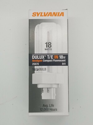 Sylvania CF18DT/E/IN/841 DULUX 18W TRIPLE COMPACT FLUORESCENT. 841K LAMP, Bulb