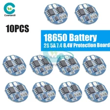 10PCS 2S 5A 7.4V 8.4V 18650 BMS Li-ion Lithium Battery Charge Protection Board