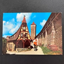 VTG Old Forge on the Rubble, Rothenburg, Taub River, Germany Postcard Unposted