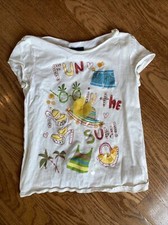 Girls Gapkids Shirt short sleeve, fun in the sun size 6-7