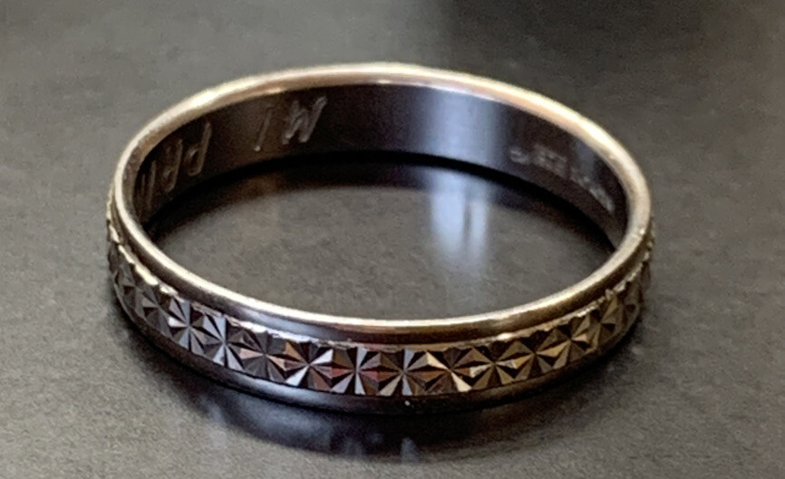 Argyor Alliance Sterling Silver 925 Primera Band Ring Sz 4mm