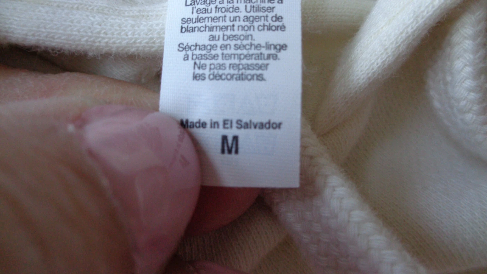 OFF WHITE Next Level Fleece Pullover Felpa con Cappuccio DONNA Taglia MEDIA M BIANCO SPORCO "HUMBLE"