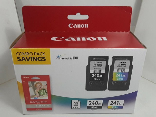 Canon PG-240XL/CL-241XL/GP-502 Black Tri-Color Ink Cartridge for sale online | eBay