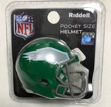 Philadelphia Eagles new Riddell 2023 kelly green pocket pro helmet clamshell 