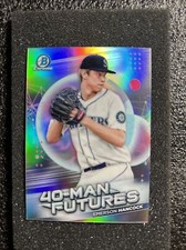 2021 Bowman Chrome Baseball 40-Man Futures #5 Emerson Hancock Seattle Mariners