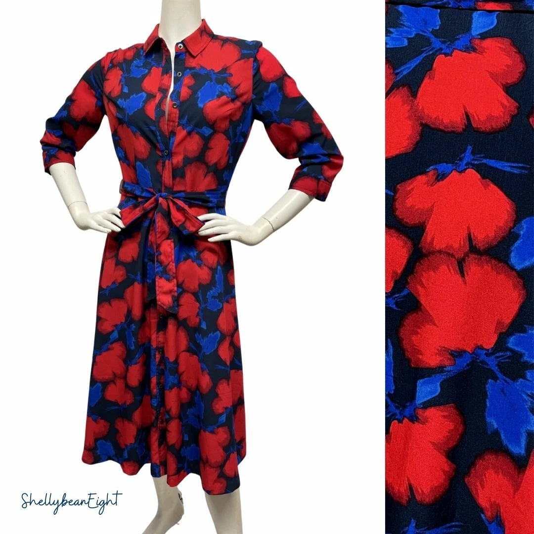 Banana republic floral shirt cheap dress