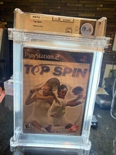2003 Top Spin Sony Playstation 2 PS2 WATA Graded 9.6 A+ Roger Federer RC Game
