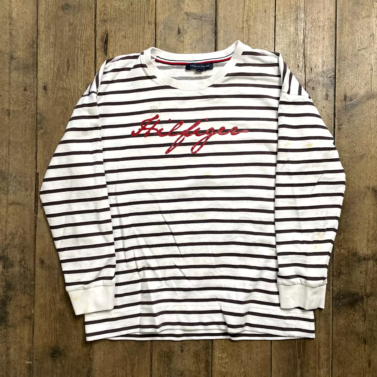 Mens white tommy store hilfiger jumper