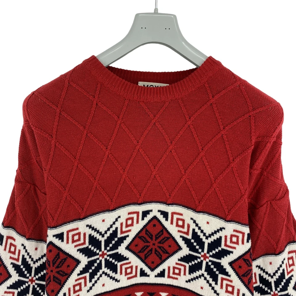 Suéter Pullover Rojo MEXX Para Hombre Vintage Retro De Los 90 Talla XL - Imagen 2 de 4