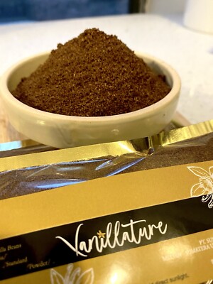 1/2 Lb Ground Tahitian Vanilla Bean Powder, For Baking, Extract, Vanilla Paste