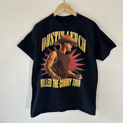 Dustin Lynch Killed The Cowboy Music Tour Shirt Black Large