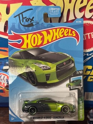 2019 Hot Wheels Tanner Fox  17 Nissan GT-R [R35] - Guaczilla (G05)