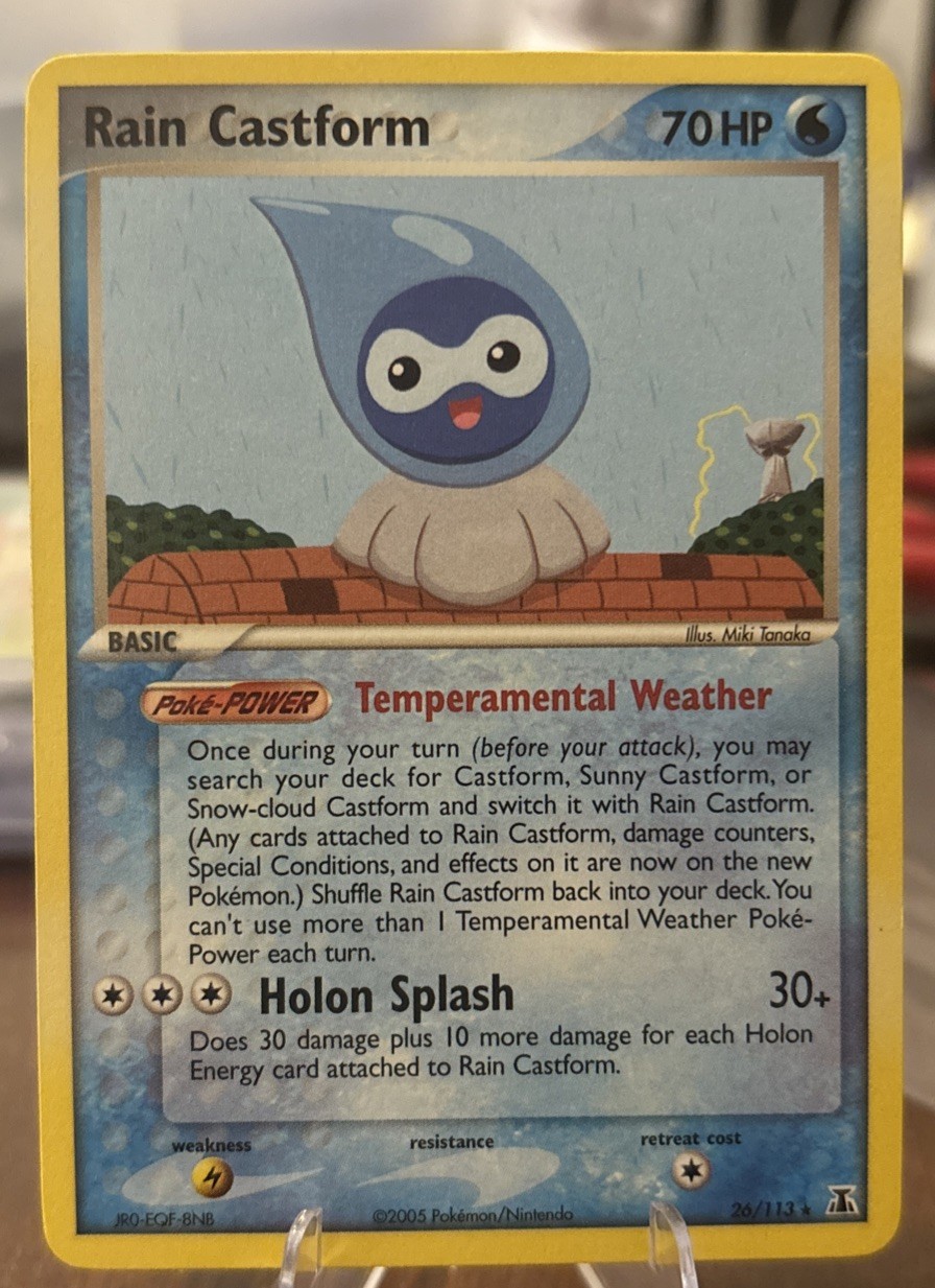 Rain Castform 26/113 Delta Species Regular NM/M Pokemon TCG