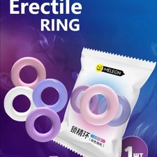 Reusable Penis-Stretcher-Ring-Girth-Enhancer-Penis-Extender-Condoms-for MALE NEW