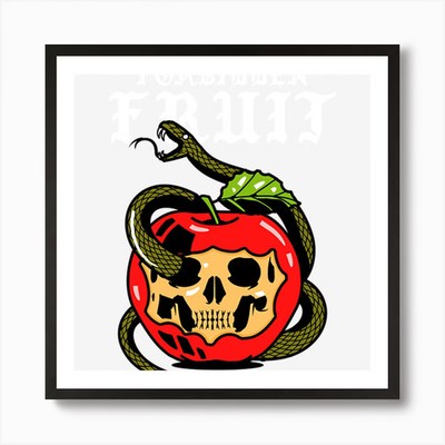 Verbotene Früchte Kunstdruck gerahmt Wandbild Poster Leinwanddruck Bild