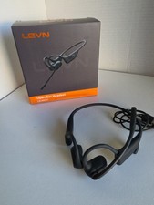 LEVN Open Ear Headphones w/Mic, Bluetooth, AI Noise Cancel LE-HS017 -