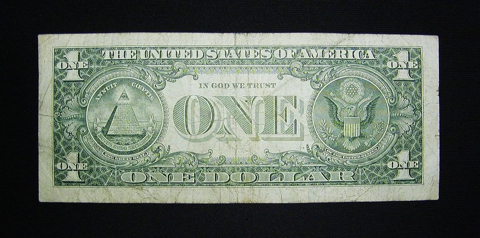 Series 1985  U. S.  One Dollar $1 FR Note Very Low Serial Number 5 ZEROS LOOK - Image 2 of 4