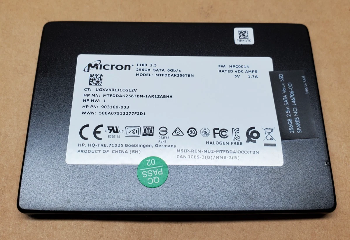 Micron 256 GB Solid State Drives for sale | eBay