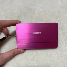 Pink SONY Cyber-shot DSC-T700 Digital Camera 10.1MP 4x Optical Zoom Test Good