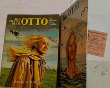 Otto Waalkes Autogramme Ottifant Konzertkarte 1980 signiert im Buch Otto