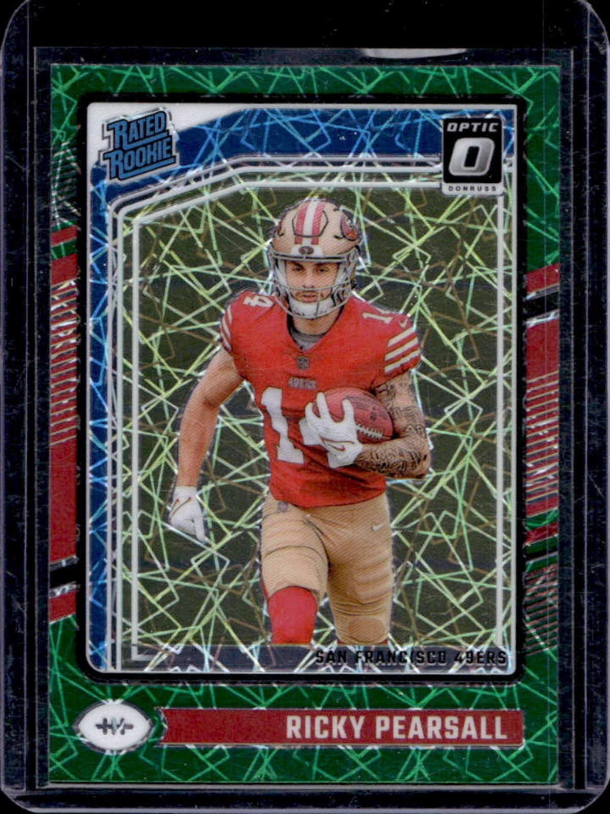 2024 Donruss Optic Ricky Pearsall Green Velocity Rated Rookie #284 49ers