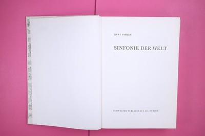 152829 Kurt Pahlen SINFONIE DER WELT HC