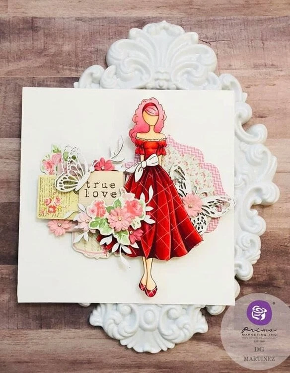 Sello de muñeca de papel Prima Julie Nutting MELISSA - Juego de 6 piezas - Abeja - NUEVO Foto 4 de 4