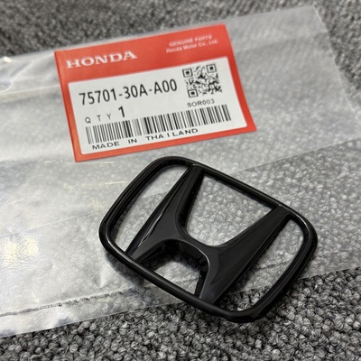 #ad Black Rear Emblem Badge For 2023 2025 Honda Accord Sedan 4Dr 75701 30A A00 NEW $9.95