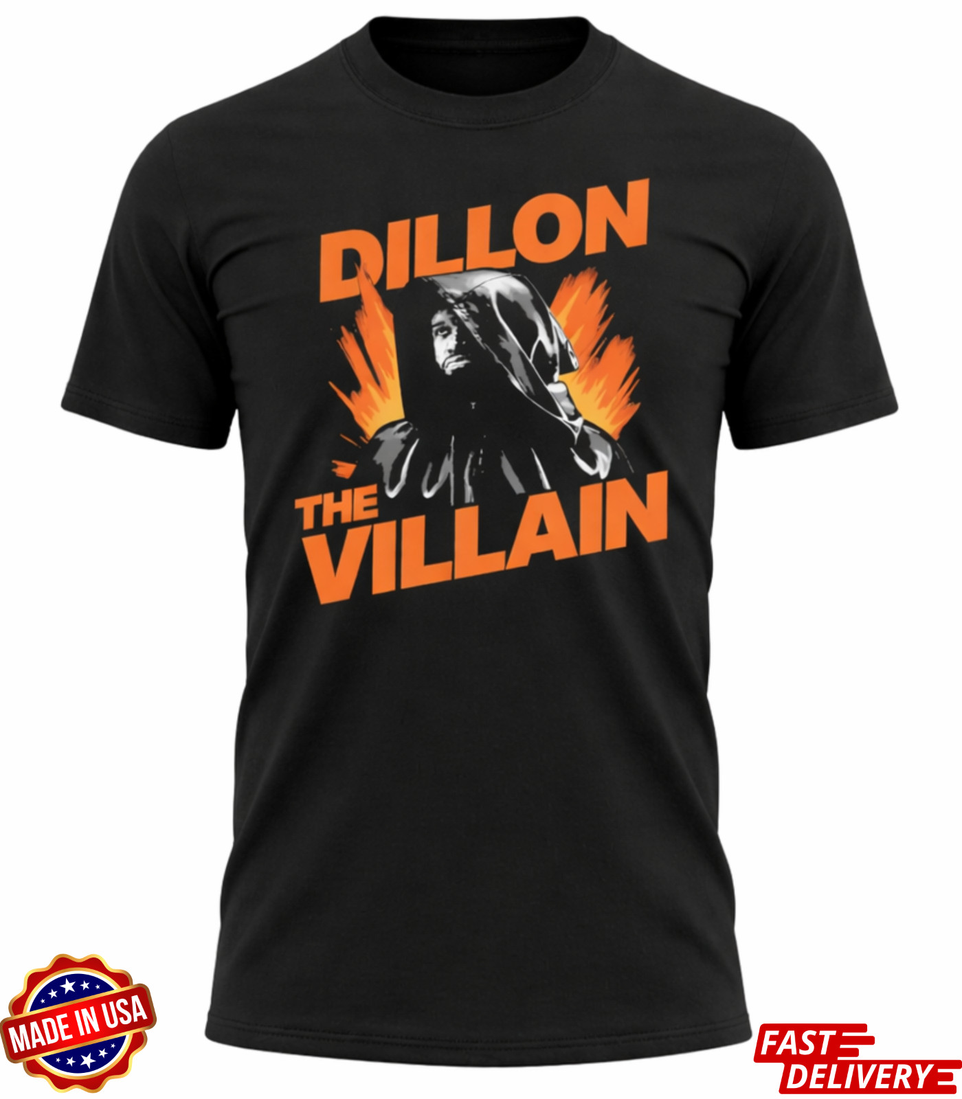 Dillon "The VILLAIN" Shirt 1/29/26 SGA Mens Funny Unisex T-Shirt