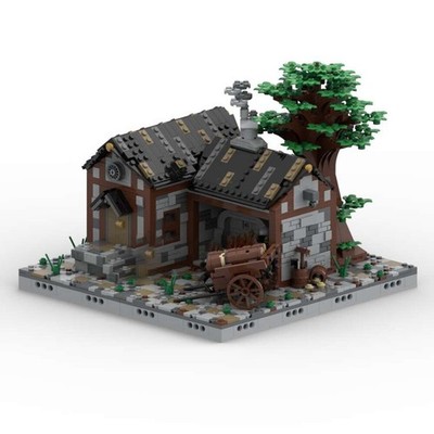Medieval Merchant Store Modular Building 1694PICS Castle MOC Set