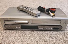 Magnavox MDV530 VR DVD VCR Combo Video CD Player with Remote Tested Works