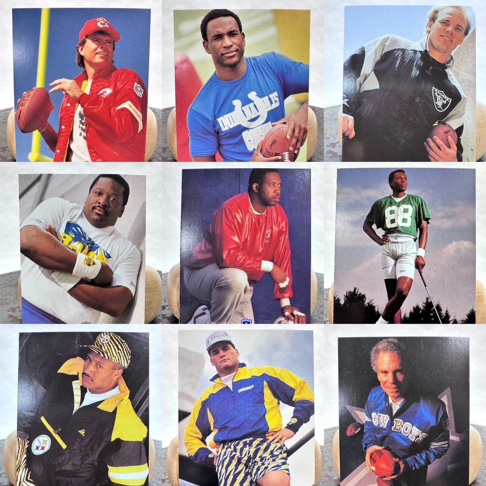 1991 NFL Pro Set Portrait Football Trading Card 1-100 You Pick Funny Gift - Image 3 of 3