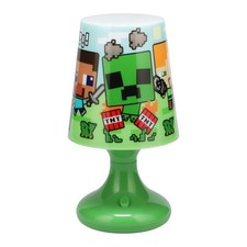 Paladone Minecraft Colour Phasing Table Lamp, Officially Licensed RGB LED Nig...