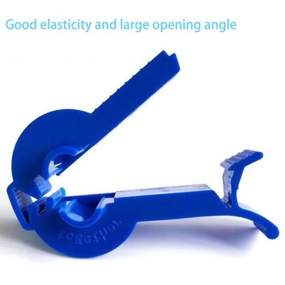 Dialysebeutelklemme Katheter Schlauchklemme Peritonealdialyse Fixator blau Clip
