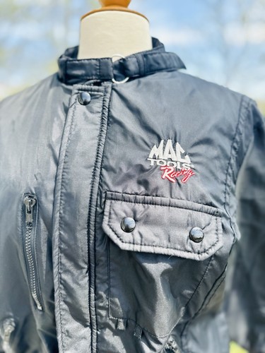 Vintage Mac Tools Racing Bomber Jacket Size Medium Great Condition - Picture 2 of 8