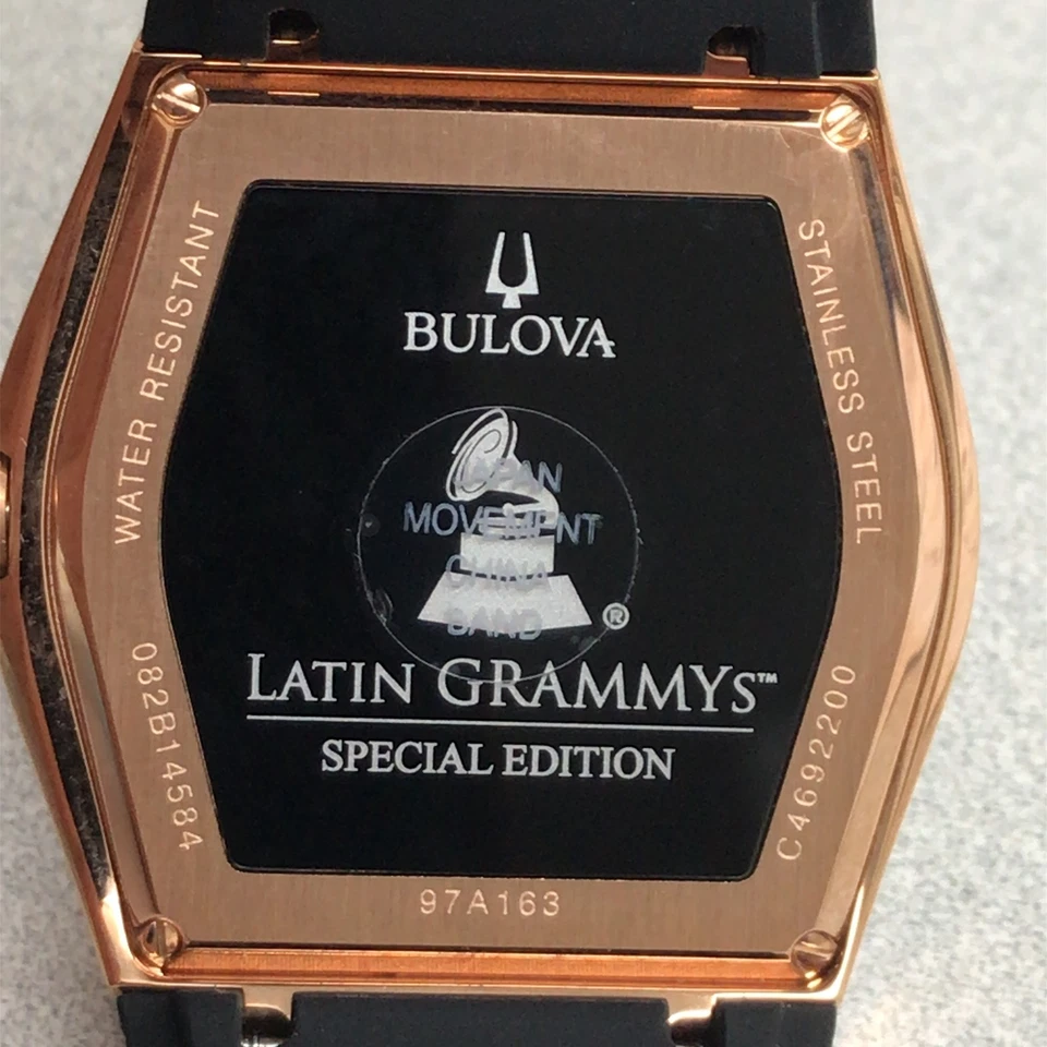 Bulova Latin Grammy Gemini Rose Gold Plated Stainless Quartz Watch 97A163 - Image 3 of 4