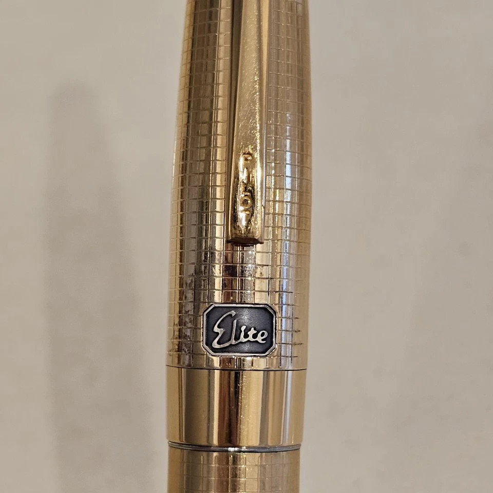 Pluma Estilográfica Pilot Elite Personalizada De Colección Oro 18K Nuevo en Caja Excelente Estado Foto 2 de 4