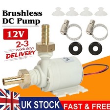 DC 12V Solar Hot Water Heater Circulation Pump Low Noise Waterproof UK Stock