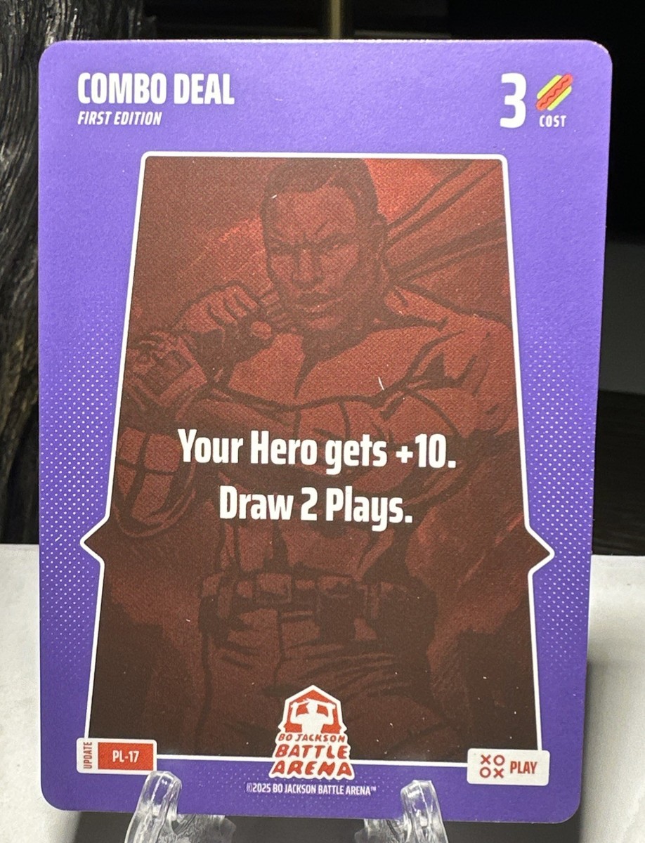 2025 BoBA Bo Jackson Battle Arena Update SP Play Card #PL-17 Combo Deal