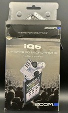 Zoom iQ6 Stereo X/Y Microphone for iPhone/iPad forRecording Audio for Music, ...