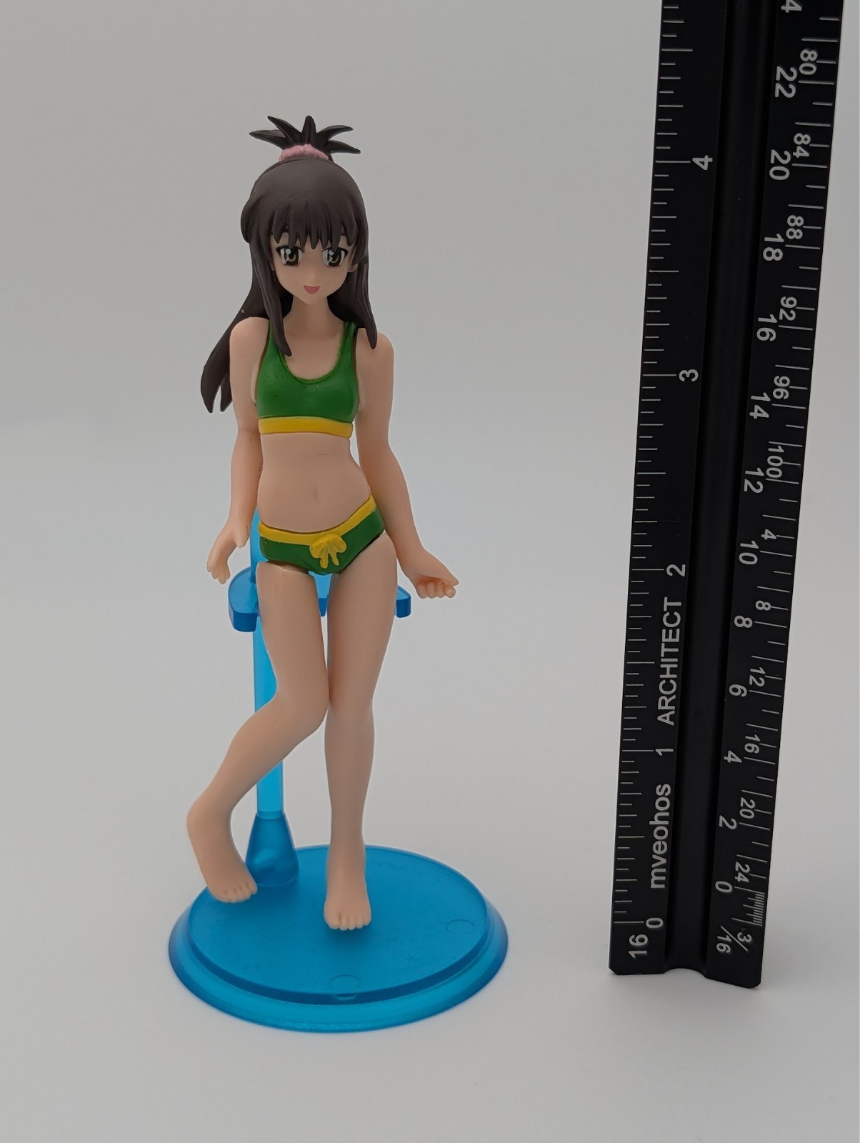 To LOVEru Yuuki Mikan HGIF Figure Swimsuit Green ver Bandai Prize Loose