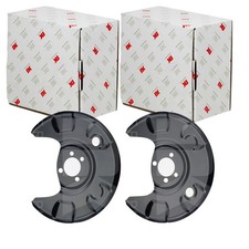 2X NK SPRITZBLECHE 226mm BREMSSCHEIBEN HINTEN PASSEND FÜR VW GOLF SCIROCCO